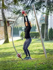 Pull over trainer L174 x B51 x H256 cm