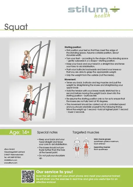 Squat L155 x B102 x H191 cm 