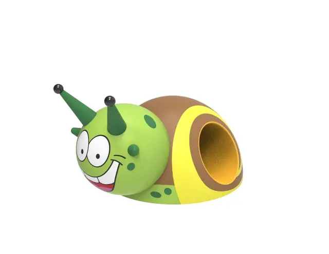 Snegle m tunnel gummidyr 3D-figur L193 x B140 x H101 cm 