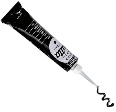 Porselensmaling kontur sort 20 ml 