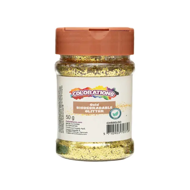 Bioglitter gull 50 g 
