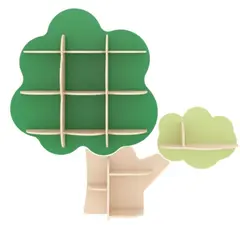 Bokhylle tre stor B185 x D32 x H168 cm