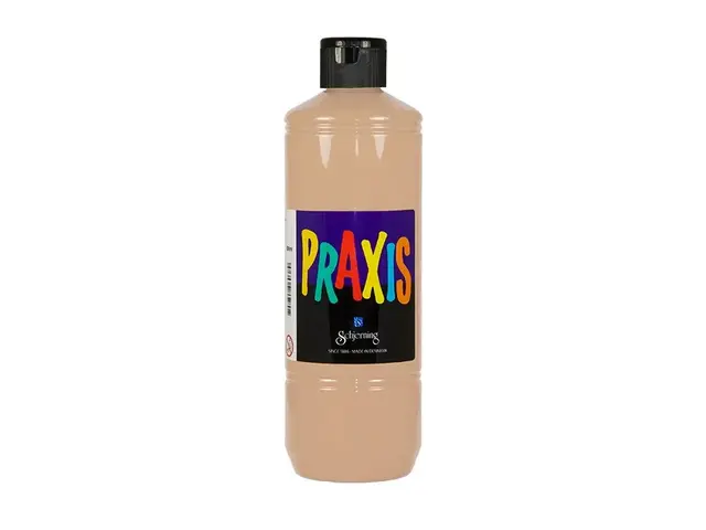 Praxis skolemaling beige 500 ml 