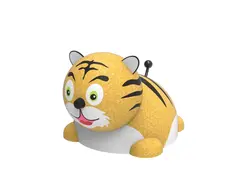 Mini tiger gummidyr 3D-figur L129 x B90 x H74 cm