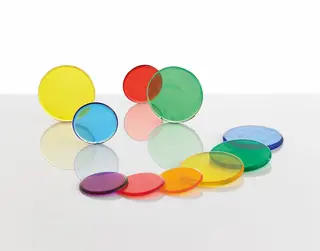 Tellebrikker transparent Ø19/25 mm, 500 stk