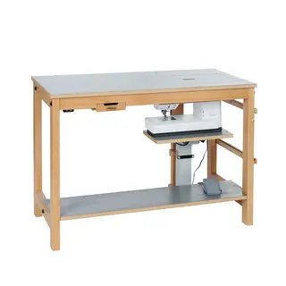 Sjöbergs sybord m. grå m. elektrisk heis L120 x B60 x H90 cm