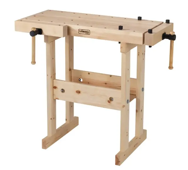 Sjöbergs høvelbenk junior/senior B100 x D49 x H64/86 cm 