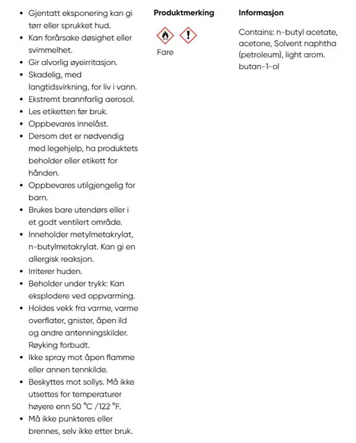 Spraylakk blank 150 ml 