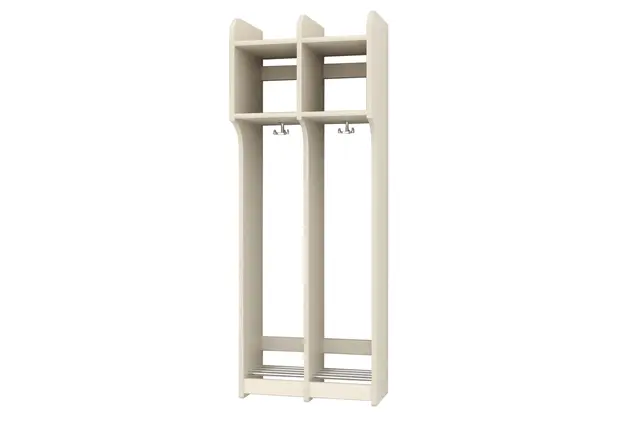 Elevgarderobe 2 rom B66 x D35/25 x H150 cm 