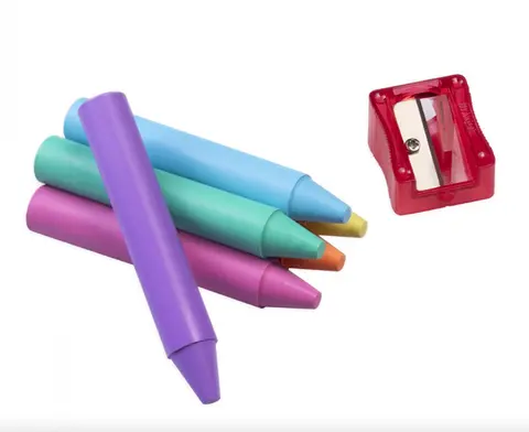 Jumbo pastell fargestifter 60 stk