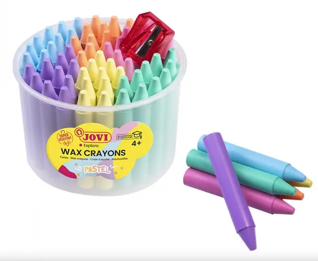 Jumbo pastell fargestifter 60 stk 