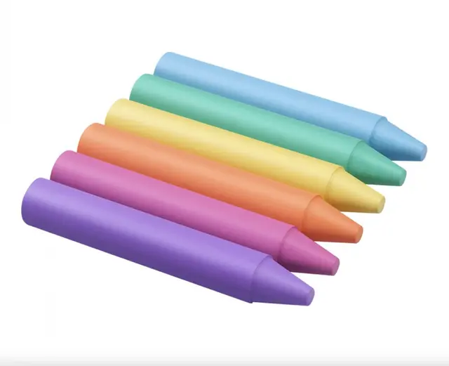 Jumbo pastell fargestifter 60 stk 