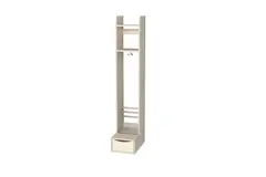 Dal garderobe med skuff 1 rom B28 x D45 x H150 cm