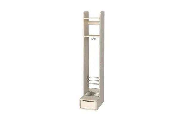 Dal garderobe med skuff 1 rom B28 x D45 x H150 cm 