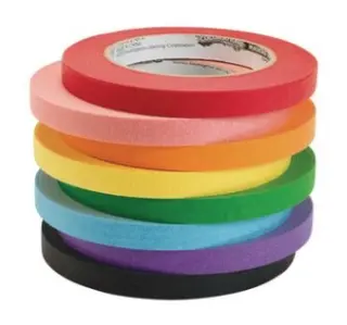 Maskeringstape mix farger B13 mm, 8 stk