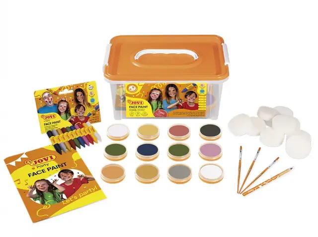 Ansiktsmaling stort sett 