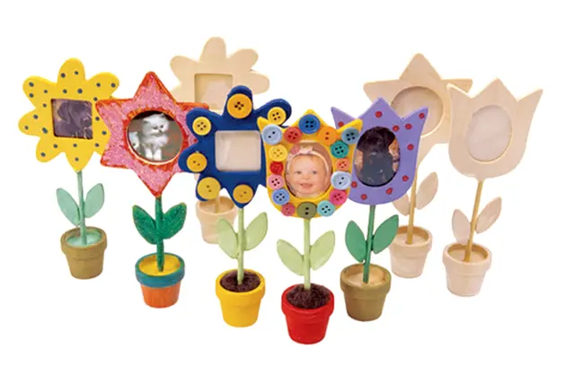 Potte med bilderamme 12 stk 