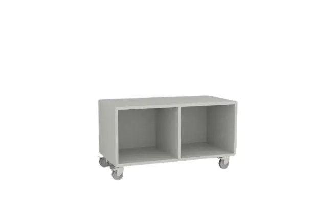 Freja skolereol 2 rom hvit B90 x D46 x H49 cm 