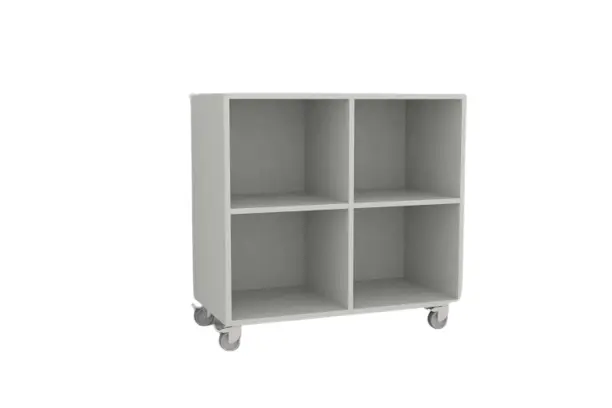 Freja skolereol 4 rom hvit B90 x D46 x H87 cm 