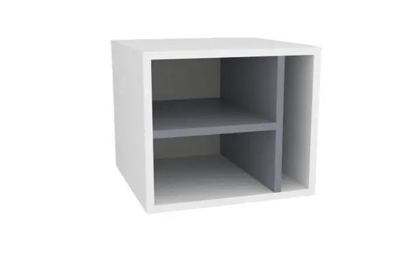 Freja liten hylle og skillevegg hvit 