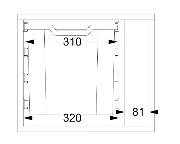 Freja 1 stor plastbakk 