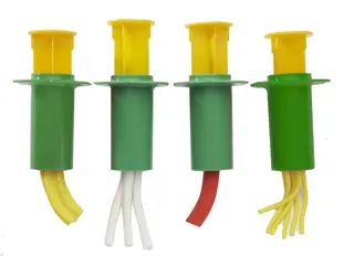 Sprøyteverktøy for modellmasse 4 deler