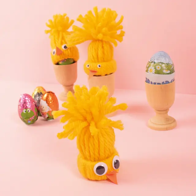 Plastøyne selvklebende Ø5-15 mm, 100 stk 