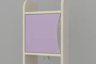 Dal garderobedør Lyslilla F0233