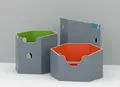 Hexa borg sett 3 moduler B 80 x D 92 x H 118,5 /88,5 /58,5 cm