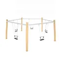 Arbor femkanthuske L650 x B620 x H240 cm
