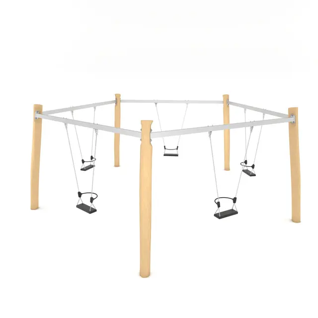 Arbor femkanthuske L650 x B620 x H240 cm 