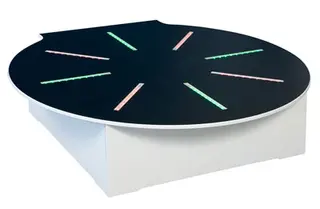 Scenekasse med lys Ø120 cm