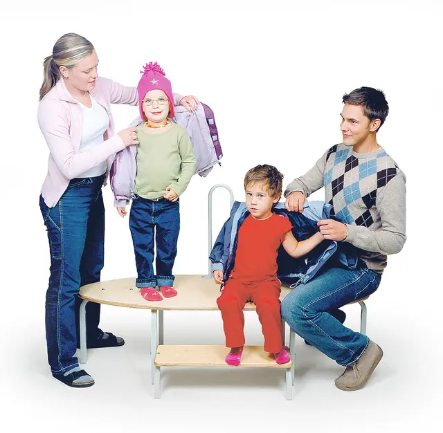 Den hele påkledingsbenk B140 x D50 x H37 cm 