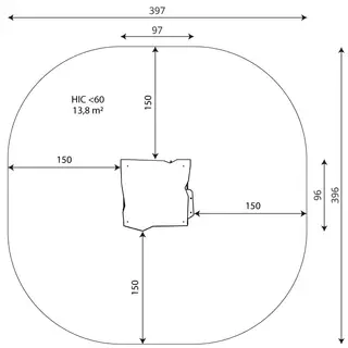 Recycled lekehus L97 x B96 x H139 cm