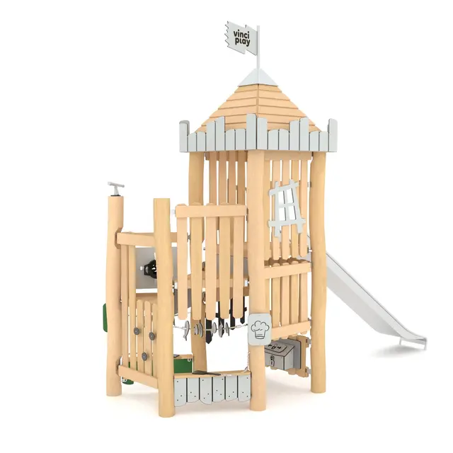Arbor leketårn med sklie L480 x B185 x H445 cm 