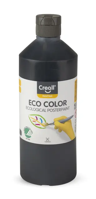 Creall Eco maling sort 500 ml 