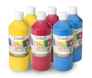 Creall Eco primærfarger 6 stk x 500 ml