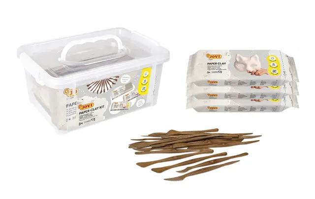 Pappmache skolesett 3 stk a 680 g. 