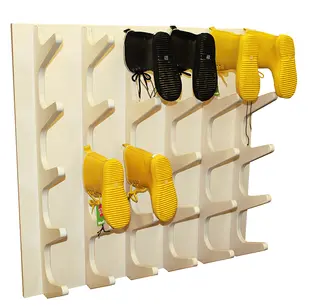 Støvelvegg 15 par B69 x D25 x H100 cm