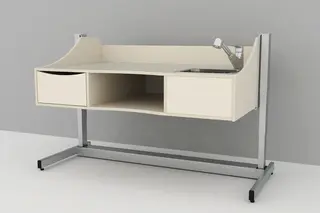 Stellebord med vask regulerbart B160 x D85 cm