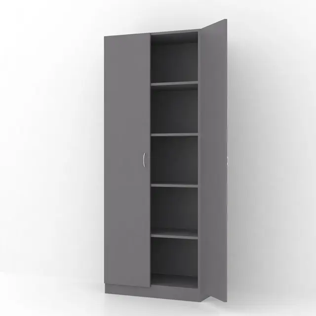 Moss høyskap med dører B80 x D46 x H203cm 