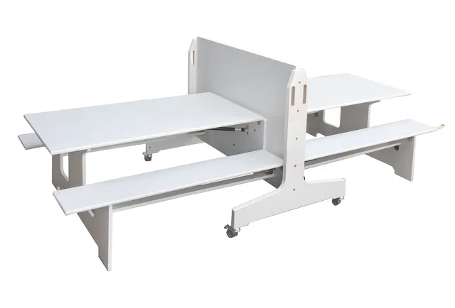 Sammenleggbart bord med benker H53/32 cm 