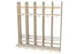 Dal garderobe med sittebenk 5 rom B134 x D45 x H150 cm