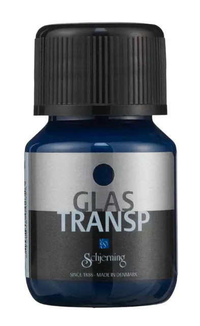 Glassmaling transparent Blå 