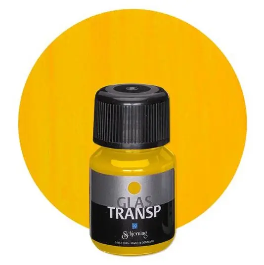 Glassmaling transparent Gul 