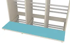 Laminat Dal garderobebenk Lysbl&#229; F4172