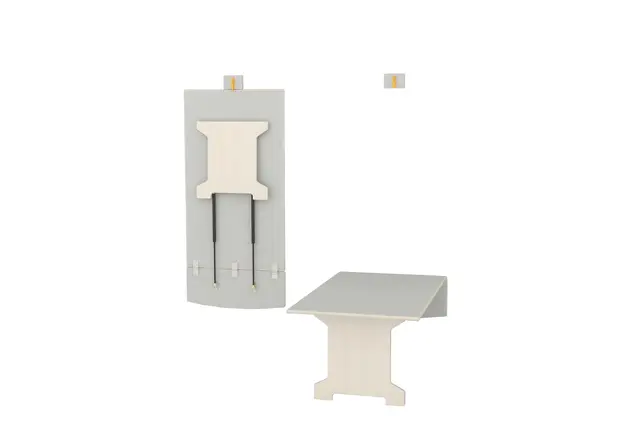 Vegghengt bord B120 x D70 x H53 cm 