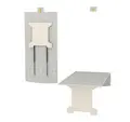 Vegghengt bord L120 cm