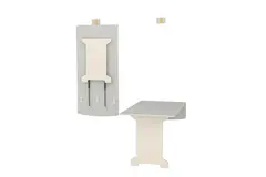 Vegghengt bord B140 x D70 x H72 cm