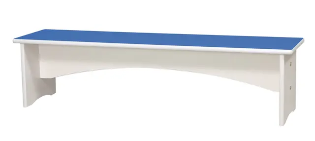 Line garderobebenk blå L120 x B30 x H30 cm 